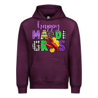 Mauve Wine happy mardi gras Urban Hoodie - CowGirlArtShop