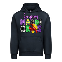Navy happy mardi gras Urban Hoodie - CowGirlArtShop