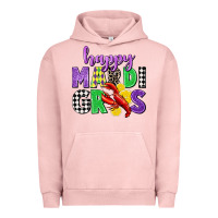 Pigment Salmon happy mardi gras Urban Hoodie - CowGirlArtShop