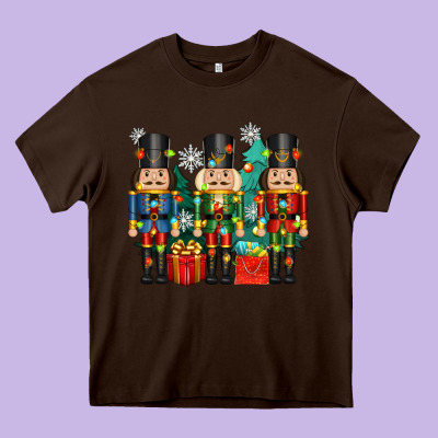 Christmas Natcrackers Heavy Core Tee Designed By Zillion Design Studio