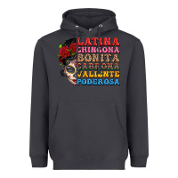 Smoke mexican sugar skull latina chingona bonita Heavyweight Hoodie - LillyAllenDesigns