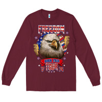 Burgundy freedom born free tour 1776 Long Sleeve Tee - NancyCooperArtShop