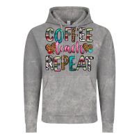 Cloud Rock coffee teach repeat Vintage Hoodie - HRA Design Shop