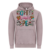 Vintage Zinc coffee teach repeat Vintage Hoodie - HRA Design Shop