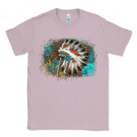 Lilac indian headress sunflower leopard Classic Tee - AdoDesignShop