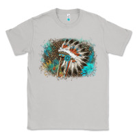 Moon Dust indian headress sunflower leopard Classic Tee - AdoDesignShop