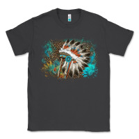 Smoke indian headress sunflower leopard Classic Tee - AdoDesignShop