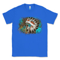 True Royal indian headress sunflower leopard Classic Tee - AdoDesignShop