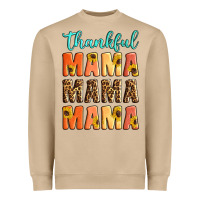 Mushroom Thankful mama mama mama Heavyweight Sweatshirt - Artiststas