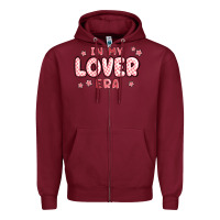 Burgundy in my lover era Zipper Hoodie - MaliasSmallBusiness