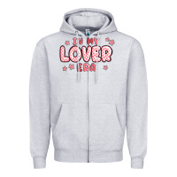 Heather Grey in my lover era Zipper Hoodie - MaliasSmallBusiness