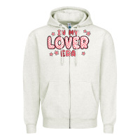 Oatmeal Heather in my lover era Zipper Hoodie - MaliasSmallBusiness