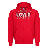 Red in my lover era Zipper Hoodie - MaliasSmallBusiness