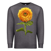 Charcoal Heather Gummy Bear Sunflower Premium Sweatshirt - LillyAllenDesigns
