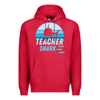 Cardinal Teacher Shark Doo Premium Hoodie - Bettercallsaul