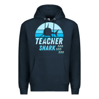 Navy Teacher Shark Doo Premium Hoodie - Bettercallsaul