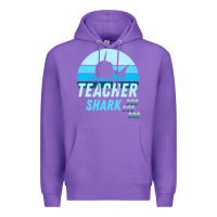 Purple Teacher Shark Doo Premium Hoodie - Bettercallsaul