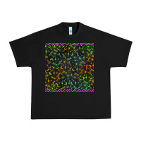 Black halloween witch symbols seamless pattern Urban Heavy Tee - BundleAndBundleShop