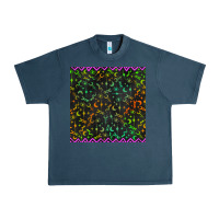 Midnight Navy halloween witch symbols seamless pattern Urban Heavy Tee - BundleAndBundleShop