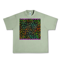 Oil Green halloween witch symbols seamless pattern Urban Heavy Tee - BundleAndBundleShop