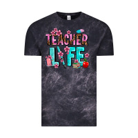 Cloud Black teacher life Vintage Tee - AdoDesignShop