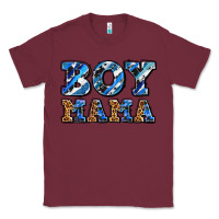 Burgundy boy mama Classic Tee - AdoDesignShop