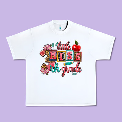 Little Miss 3 Rh   Grade Urban Heavy Tee Designed By Adodesignshop