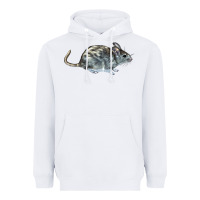 White packrat aka, woodrat Heavyweight Hoodie - LillyAllenDesigns