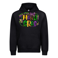 Black little miss mardi gras Urban Hoodie - CowGirlArtShop