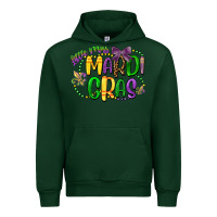 Forest Green little miss mardi gras Urban Hoodie - CowGirlArtShop
