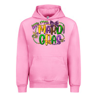 Fuchsia Pink little miss mardi gras Urban Hoodie - CowGirlArtShop