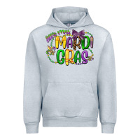 Heather Grey little miss mardi gras Urban Hoodie - CowGirlArtShop