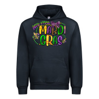 Navy little miss mardi gras Urban Hoodie - CowGirlArtShop