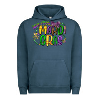 Pigment Midnight Navy little miss mardi gras Urban Hoodie - CowGirlArtShop