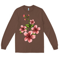 Chestnut pink flowers hibiscus Long Sleeve Tee - Jasminsmagicworld