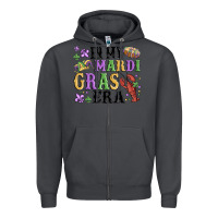 Smoke in my mardi gras era Zipper Hoodie - MaliasSmallBusiness
