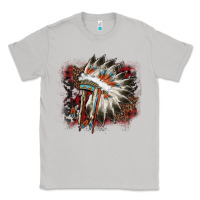 Moon Dust İndian Headress Cowhide Classic Tee - AdoDesignShop