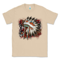 Mushroom İndian Headress Cowhide Classic Tee - AdoDesignShop