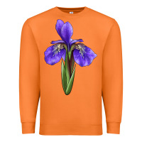 Carrot Iris Flower Premium Sweatshirt - LillyAllenDesigns