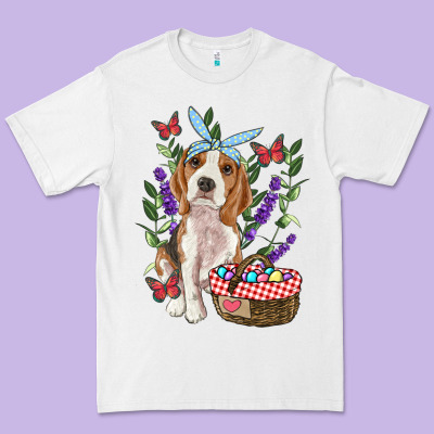 Premium Tee Easter Beagle