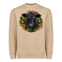 Mushroom black angus cactus sunflower Heavyweight Sweatshirt - JahusDesignShop