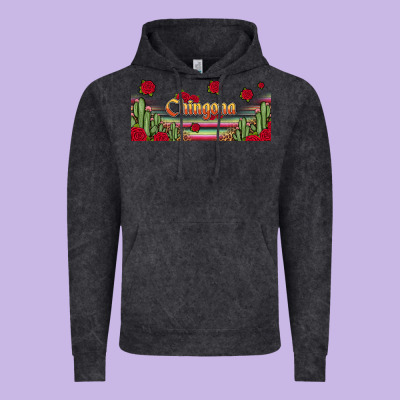 Chingona 16oz Libbey Cup Vintage Hoodie Designed By Hra Design Shop