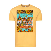 Vintage Mustard Fall gnomes Vintage Tee - Artiststas