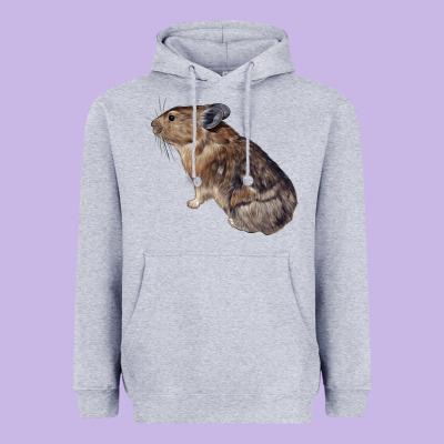 Pika Heavyweight Hoodie Designed By Lillyallendesigns