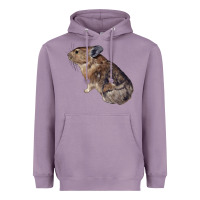 Lavender pika Heavyweight Hoodie - LillyAllenDesigns