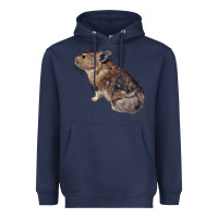 Navy pika Heavyweight Hoodie - LillyAllenDesigns