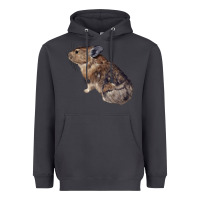 Smoke pika Heavyweight Hoodie - LillyAllenDesigns