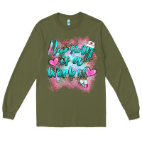 Army Green nursing is a work of Long Sleeve Tee - BarkalooDesign