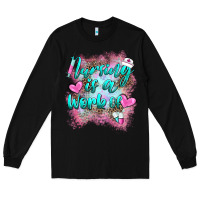 Black nursing is a work of Long Sleeve Tee - BarkalooDesign