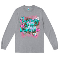 Heather Grey nursing is a work of Long Sleeve Tee - BarkalooDesign